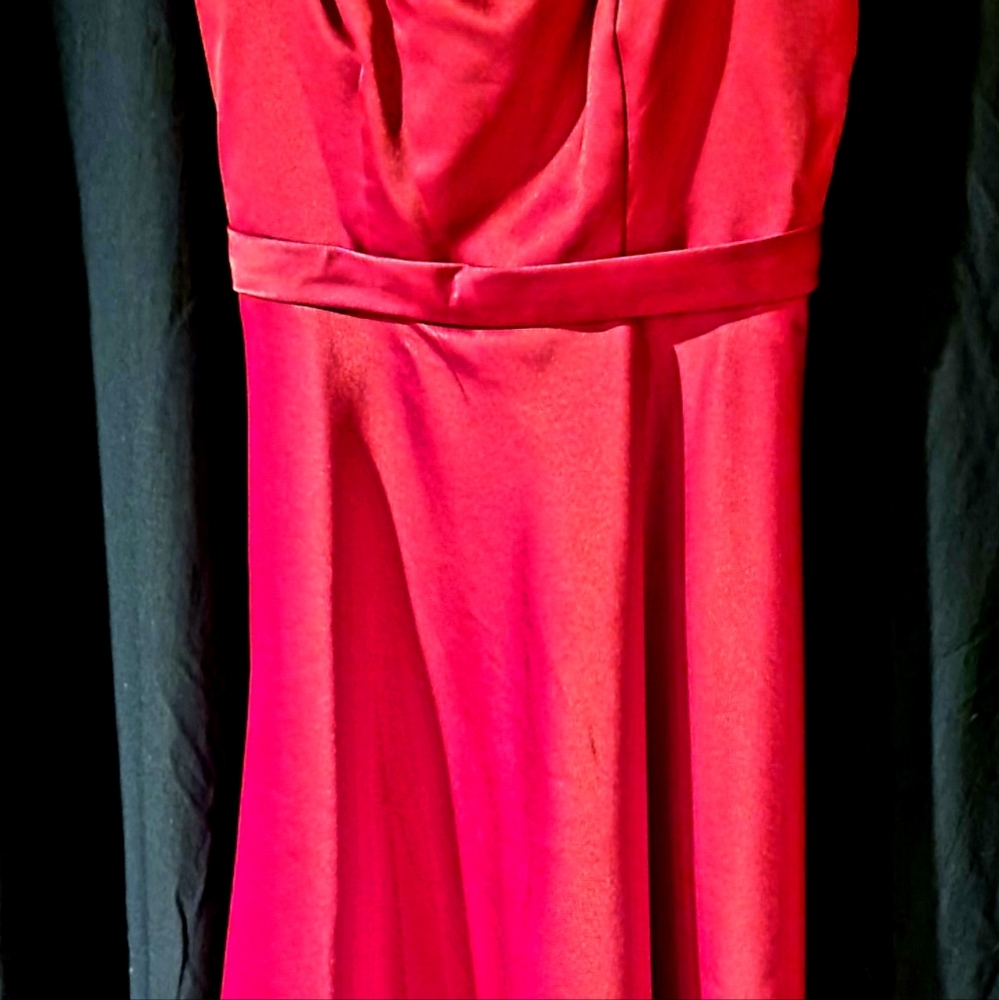 Ladies Womens Red Holiday Christmas Party Dress from David's Bridal Size 6